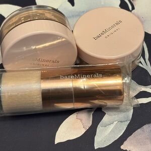 bareMinerals Original Foundation Set - Medium Beige x2 and Brush Sealed